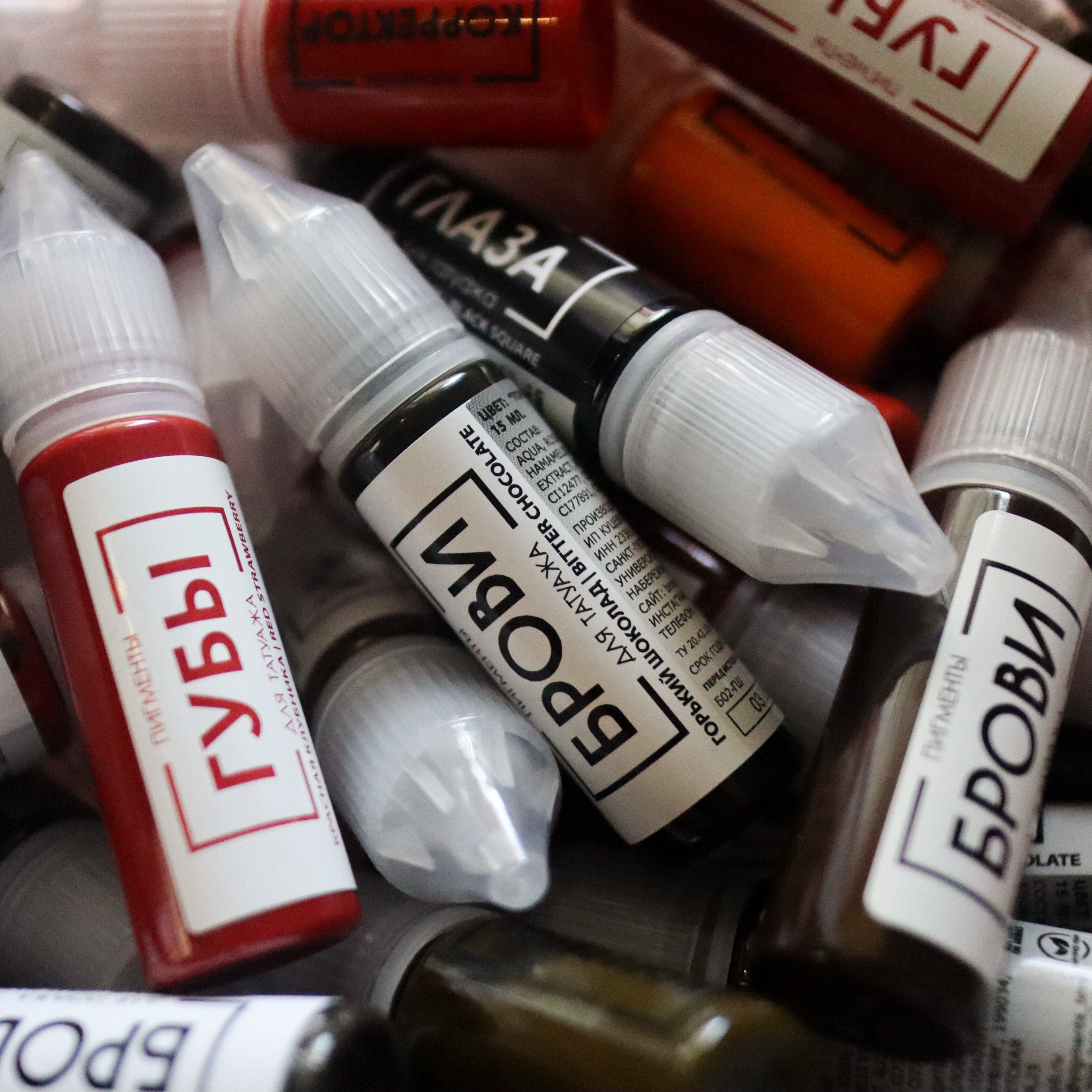 Brovi Pigments HighQuality PMU Pigments for Brows, Lips & Eyeliner