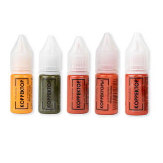 Brovi Full Corrector Set - 5 Correctors 10ml Supreme Permanent