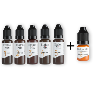 Etalon Mix Hybrid Brow Set with FREE Orange Corrector