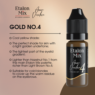 Etalon Mix Gold №4 by Anna Vasileva 10ml Supreme Permanent