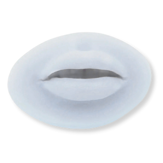 Clear Open Mouth Lips Best Practice Silicone Skin For Permanent Makeup Artists