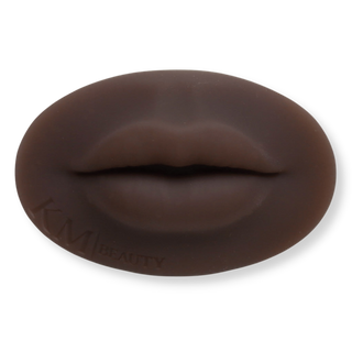 KM Beauty Skin-Tex Dark Brown Lips Best Practice Silicone for Permanent Makeup Artists Supreme Permanent