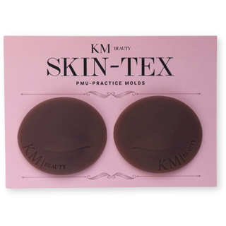KM Beauty Skin-Tex Dark Brown Brows & Eyeliner Best Practice Silicone for Permanent Makeup Artists Set of 2 Supreme Permanent