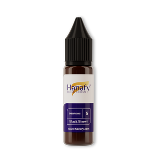 Hanafy №5 Black Brown Hybrid Pigment 15 ml Supreme Permanent