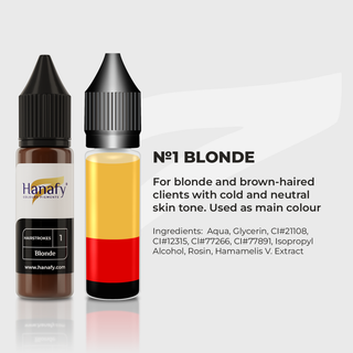 Hanafy Full Hairstrokes Set 15 ml Supreme Permanent