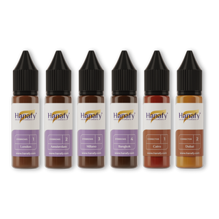Hanafy Full Inorganic Mineral Brow Set 15 ml Supreme Permanent