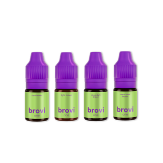 Brovi One Inorganic Best Sellers Mini Set - 4 Pigments 5 ml Supreme Permanent