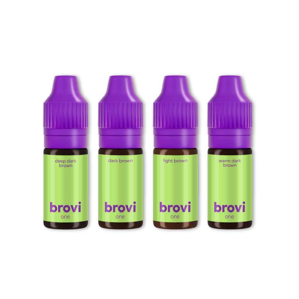 Brovi One Inorganic Best Sellers Set - 4 Pigments 10 ml – Supreme Permanent