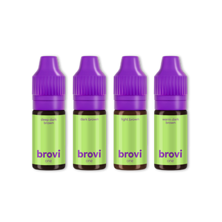 Brovi One Inorganic Best Sellers Set - 4 Pigments 10 ml Supreme Permanent