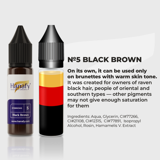 Hanafy Full Hybrid Brow Set 15 ml Supreme Permanent