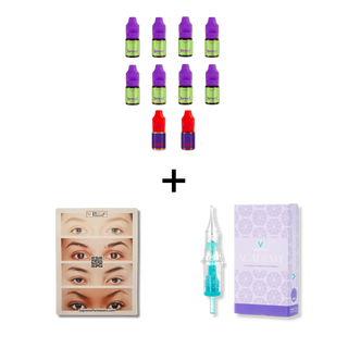 Brovi Mini Brow  Inorganic Pigments Starter Kit