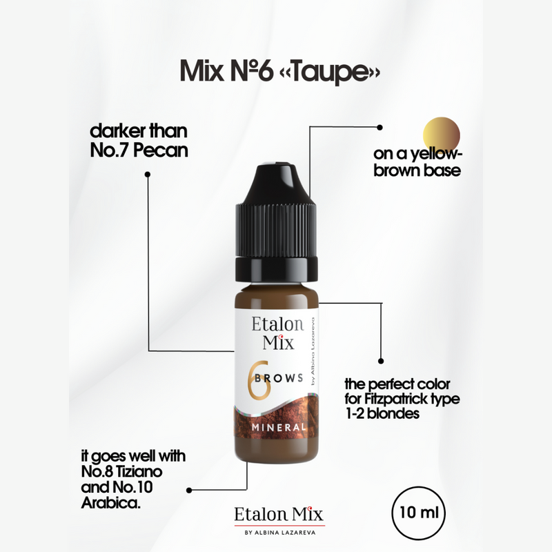 Etalon Mix Brows Inorganic Pigments – Supreme Permanent