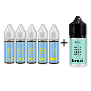 Basic Brovi Brow Set with FREE Dilutor Supreme Permanent