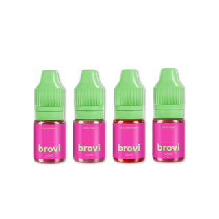 Brovi Lips Best Sellers Mini Set - 4 Pigments 5 ml Supreme Permanent