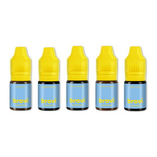 Brovi Regular Best Sellers Mini Set - 5 Pigments 5 ml Supreme Permanent