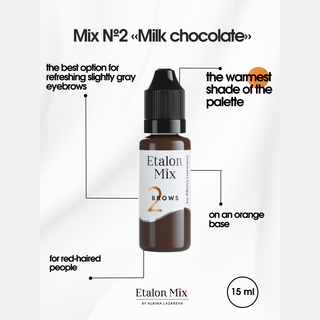 Etalon Mix №2 Milk Chocolate (Basic) Hybrid Pigment 15ml