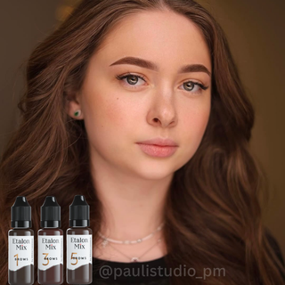 Etalon Mix  Hybrid Brow Pigments Mini Set 5 ml Supreme Permanent