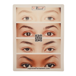 Brows and Eyeliner PMU and Microblading Silicone Practice Skin 2 Pack