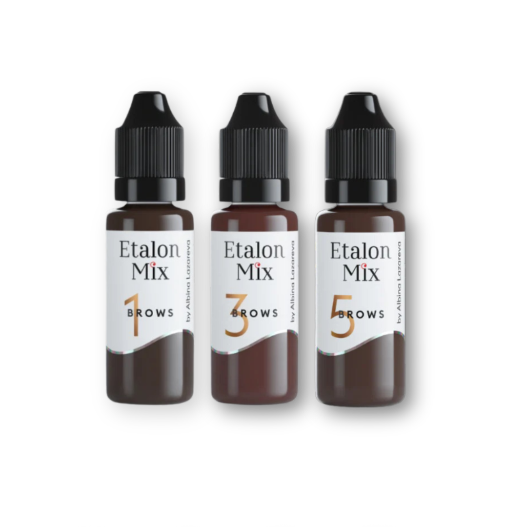 Etalon Mix アイブロウピグメントセット Etalon Mix Brows Hybrid Pigments – Supreme Permanent