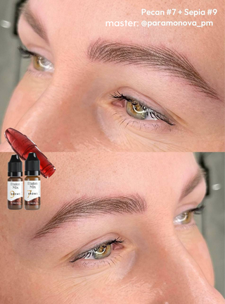 Etalon Mix №7 Pecan Inorganic Pigment 10ml Supreme Permanent