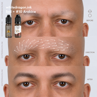 Hyperrealistic Brow Set by Anna Kutsevolova & Etalon Mix 10 ml Supreme Permanent
