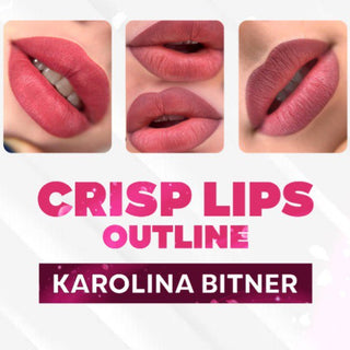 Crisp Outline on Lips Lesson by Karolina Bittner