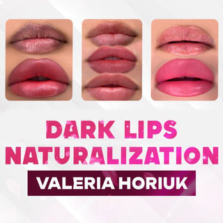 Dark Lips Naturalization Lesson by Valeriia Horiuk