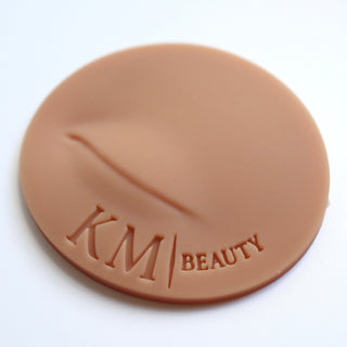 KM Beauty Skin-Tex Brown Brows & Eyeliner Best Practice Silicone for Permanent Makeup Artists Set of 2 Supreme Permanent