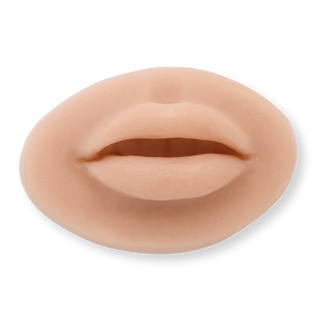 Piel desnuda del silicón de la mejor práctica de los labios de la boca abierta para los artistas de maquillaje permanentes
